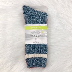 Eddie Bauer Men’s Moisture Wicking Ragg Socks